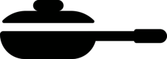 Frypan With Cover Outline Drawing Svg Vector, Free Vectors File